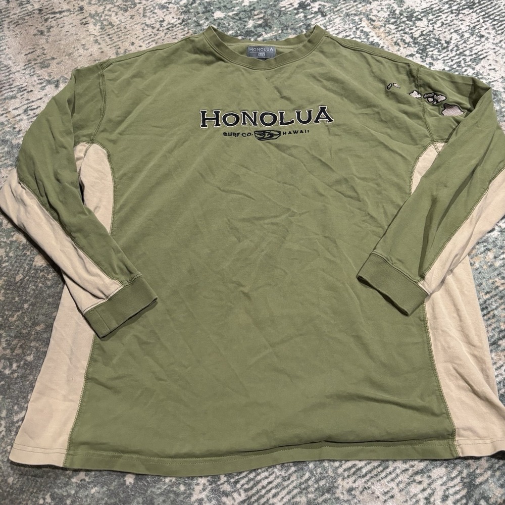 Honolua Surf Co. Sideseams long-sleeve shirt 2XL Embroidered